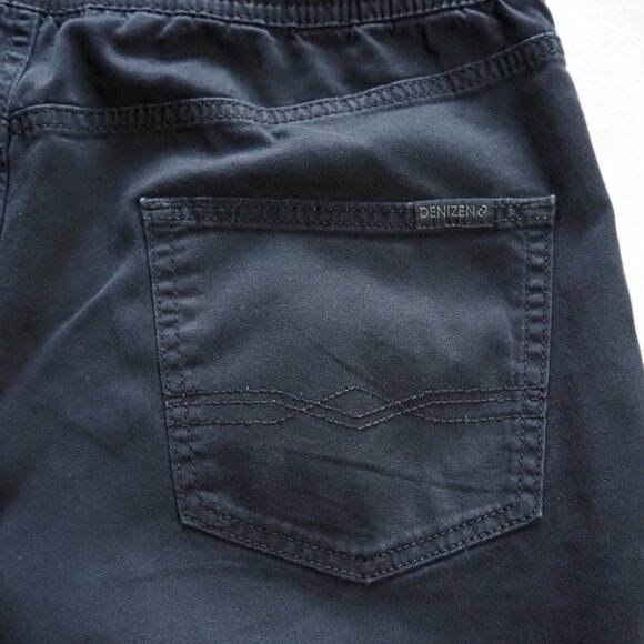 Levi's Denizen Men's Black Jogger Pants Size L / W36 L28 Elastic Drawstring - Picture 9 of 10